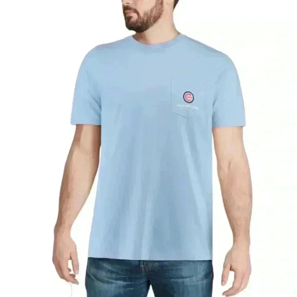 Chicago Cubs Vineyard Vines Logo Short Sleeve Crewneck T-Shirt - Picture 3 of 8